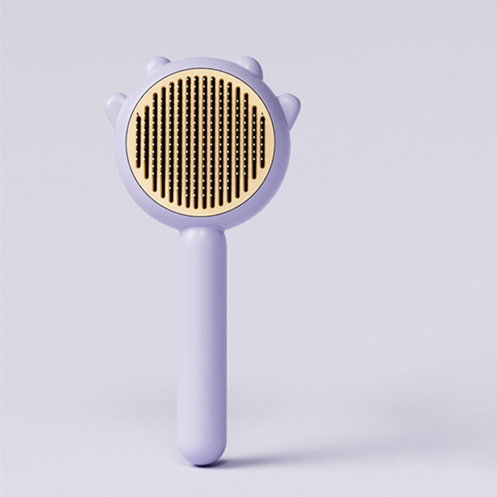 Premium Cat Self Grooming Brush - Cats Grooming Essential for Healthy Coat, Gentle Massage, Shedding Remover, and Claw Care - Easy to Clean, Pet-Friendly Design, Kitten and Adult Cat Suitable